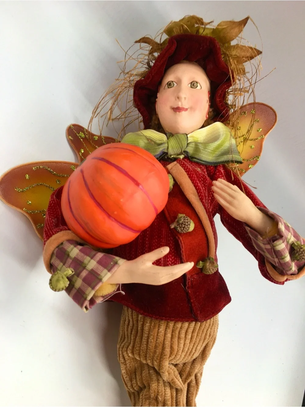 2 VTG Winward Holidays DoorGreeter Fairies Fall Harvest, Thanksgiving Decor 19